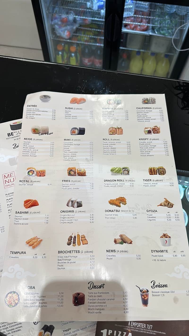 Restaurant Be’sushi à Pontoise, France