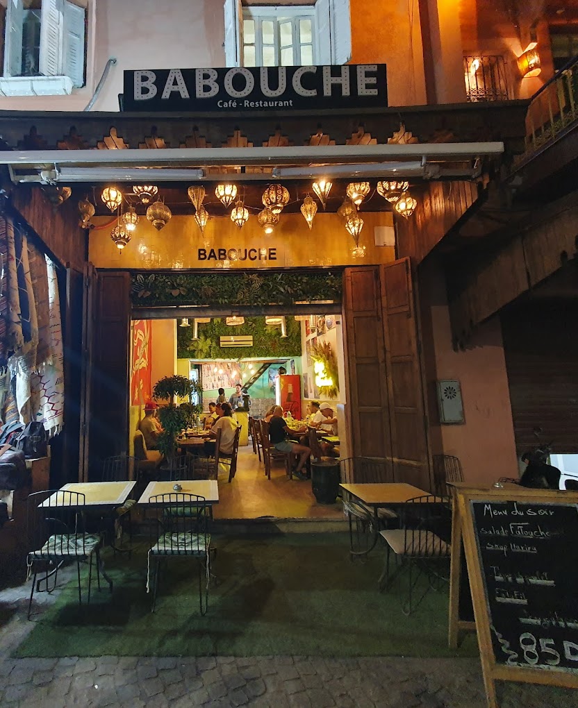 Restaurant Café Babouche medina à Marrakech, Maroc
