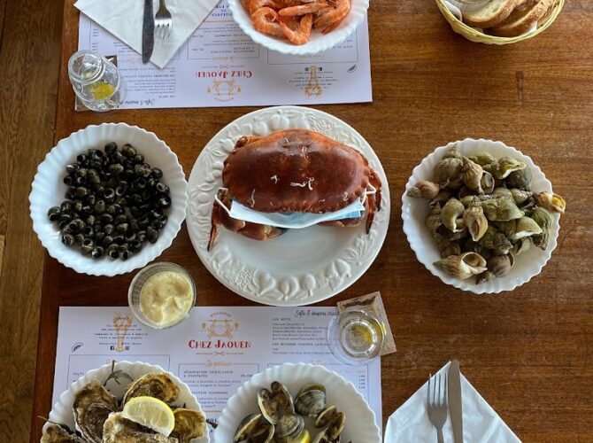 Restaurant Chez Jaouen – Dégustation de fruits de mer à Saint-Philibert, France