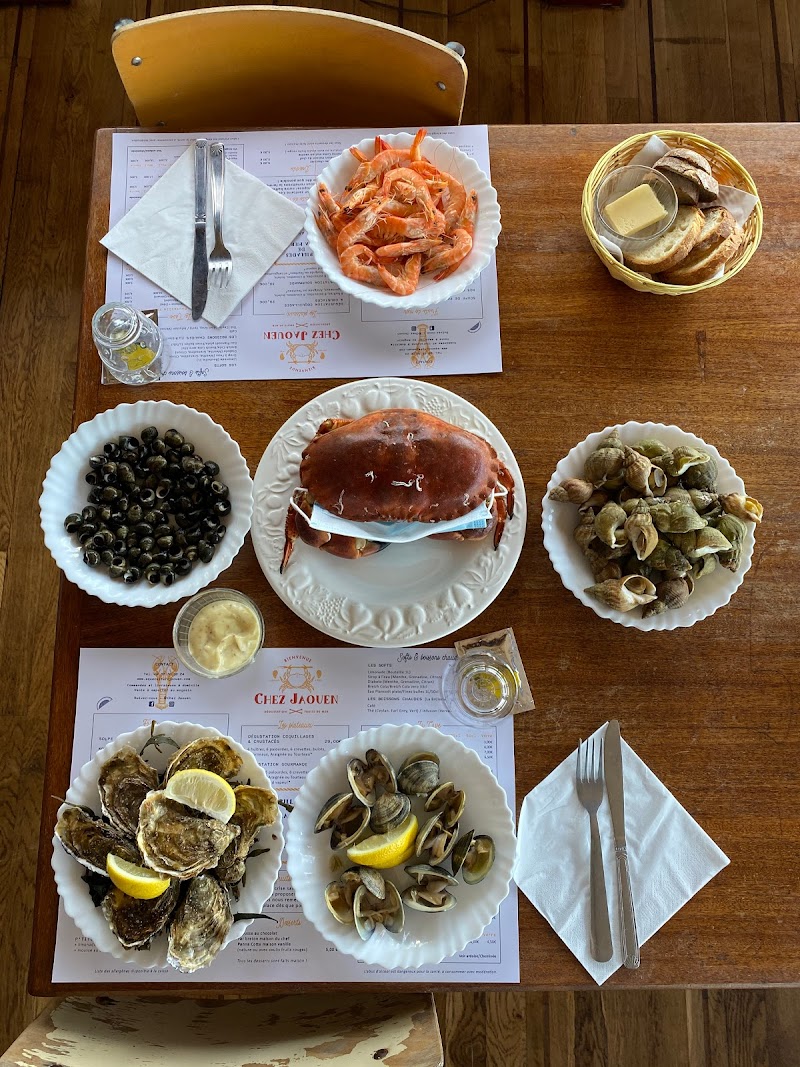 Restaurant Chez Jaouen – Dégustation de fruits de mer à Saint-Philibert, France