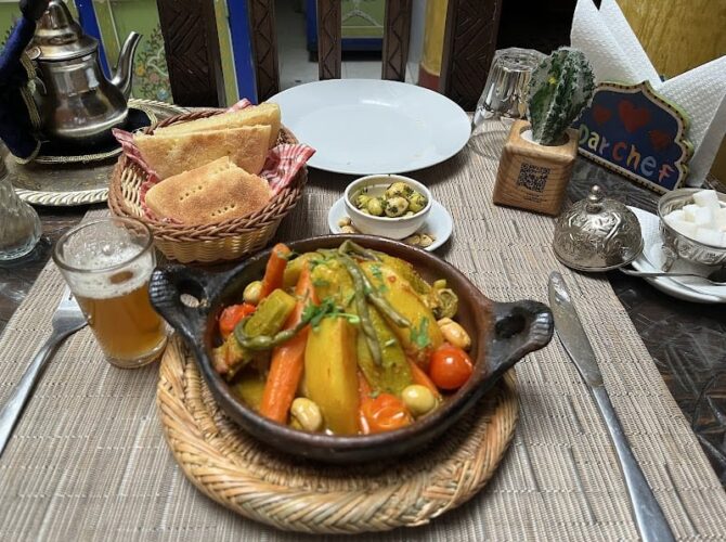 Restaurant Dar Chef à Marrakech, Maroc