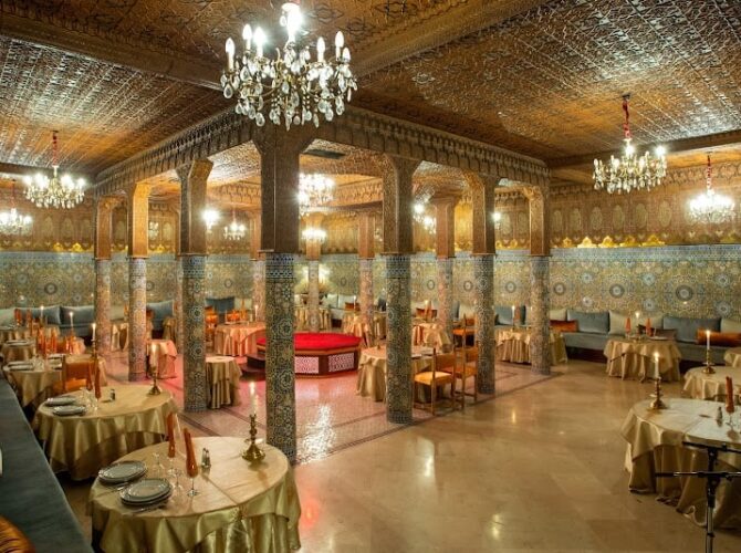 Restaurant Dar Essalam à Marrakech, Maroc