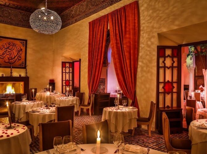 Restaurant Dar Zellij à Marrakech, Maroc