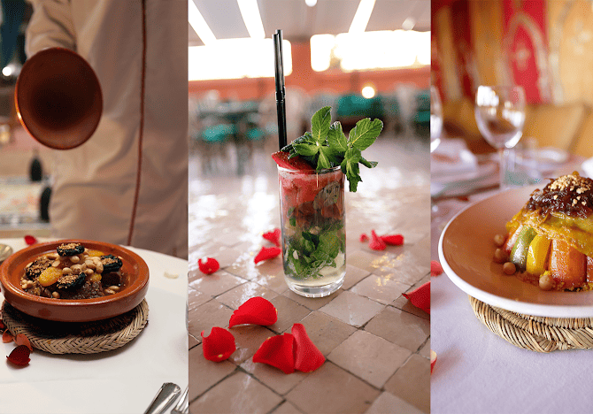 Restaurant Dar Zellij à Marrakech, Maroc