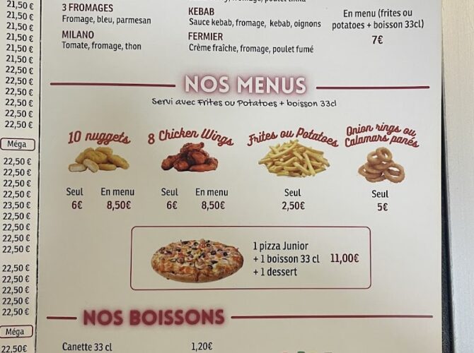 Restaurant Familly Pizza à Éragny, France