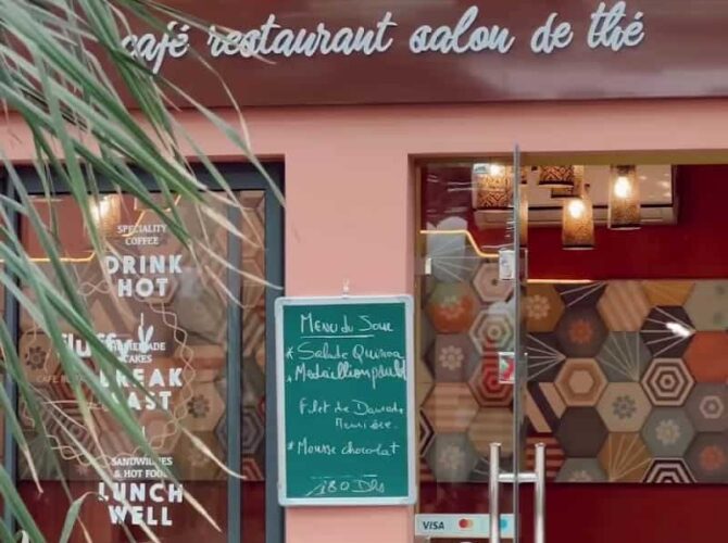 Restaurant Fluffy à Marrakech, Maroc