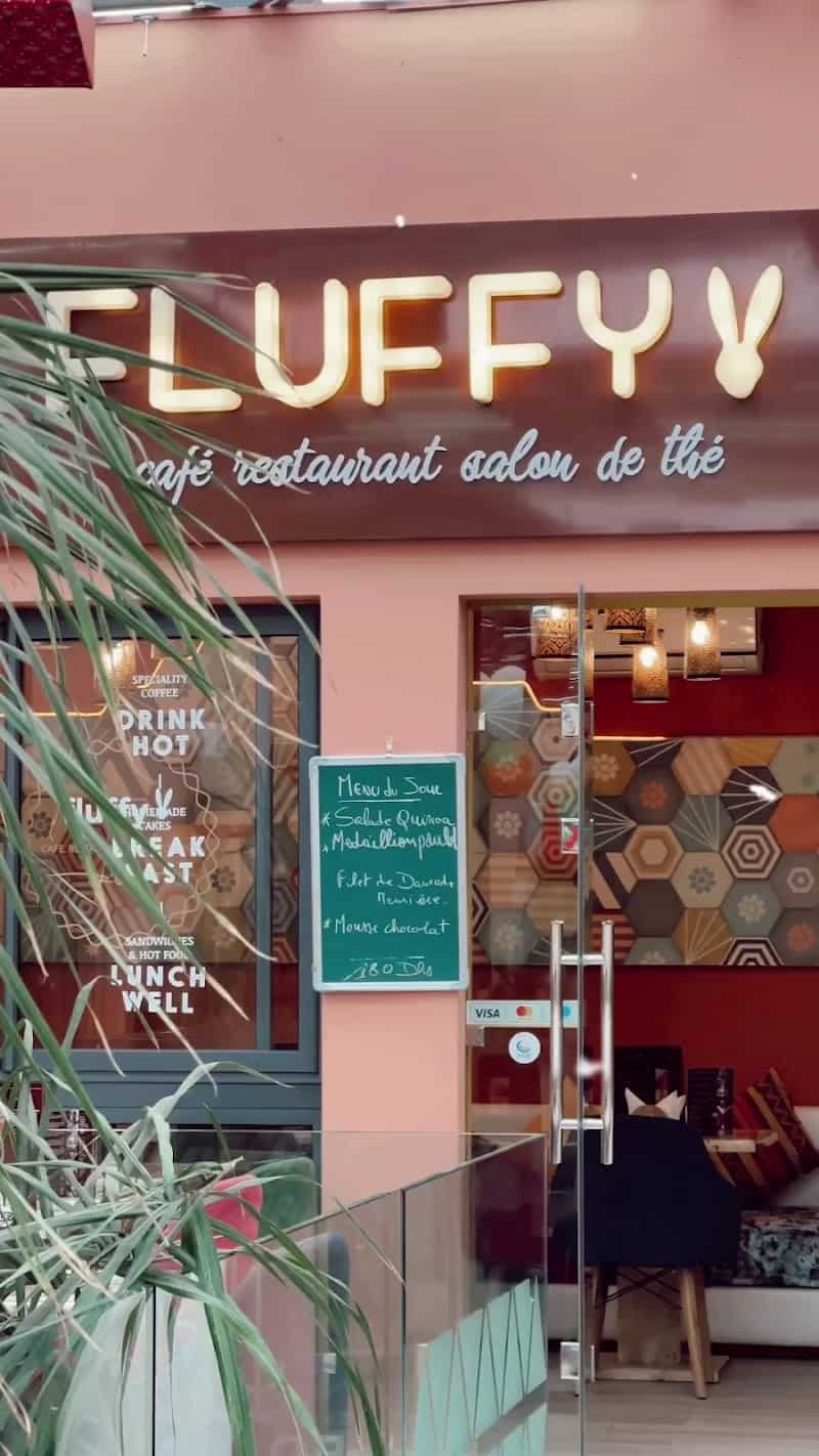 Restaurant Fluffy à Marrakech, Maroc