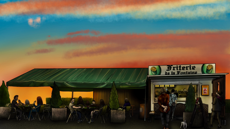 Restaurant Friterie De La Fontaine à Carignan, France