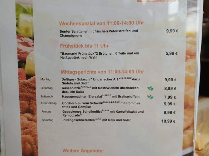Globus Baumarkt – Restaurant à Sarrelouis, Allemagne