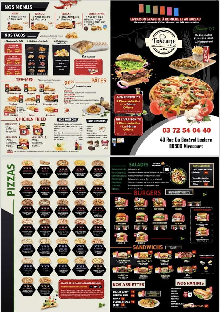 Restaurant H&N Pizzaa à Mirecourt, France