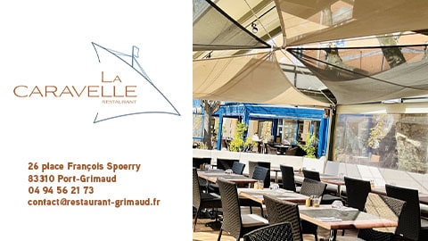 Restaurant La Caravelle à Grimaud, France