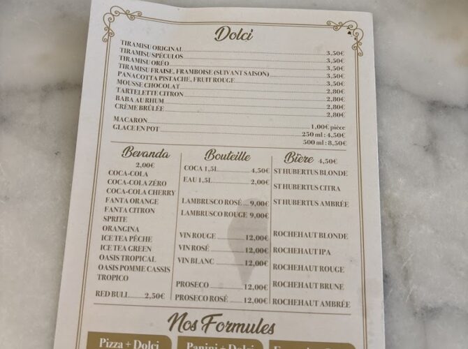 Restaurant La Casa Delle Dolcezze à Carignan, France