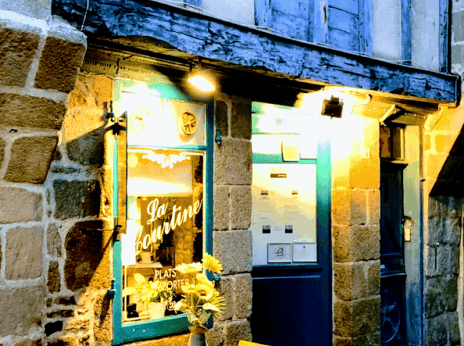 Restaurant La Courtine à Dinan, France