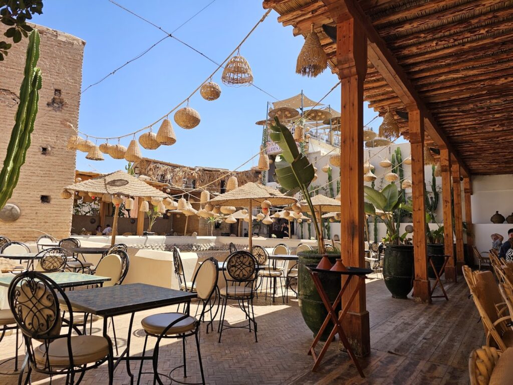 Restaurant La fontaine des épices à Marrakech, Maroc