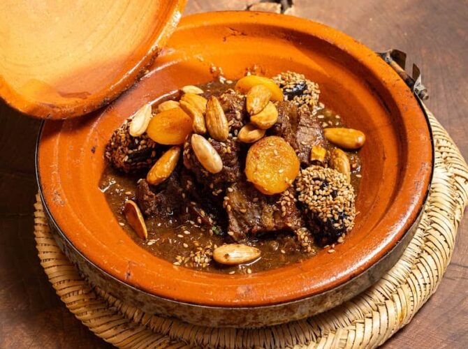 Restaurant La fontaine des épices à Marrakech, Maroc