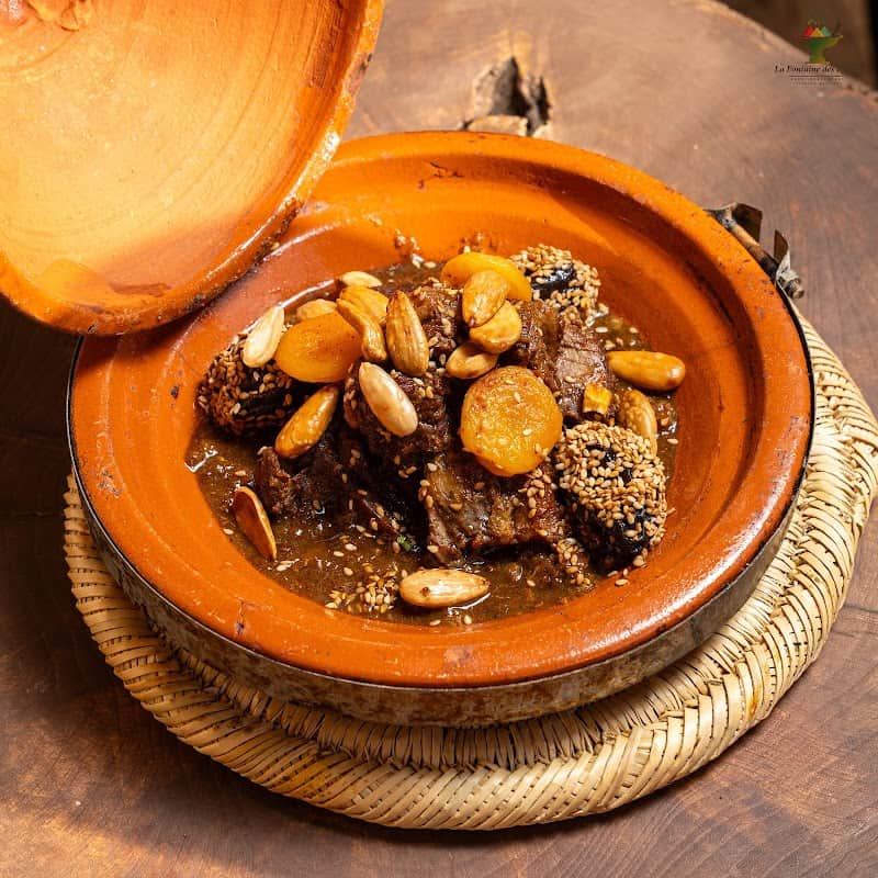 Restaurant La fontaine des épices à Marrakech, Maroc