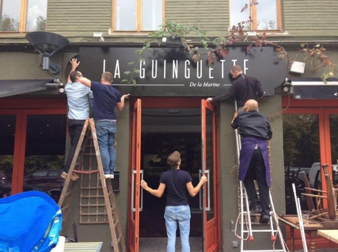 Restaurant La Guinguette de la Marine à Lille, France
