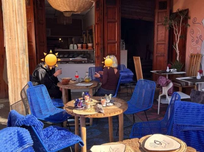 Restaurant La Maison de Nawar à Marrakech, Maroc