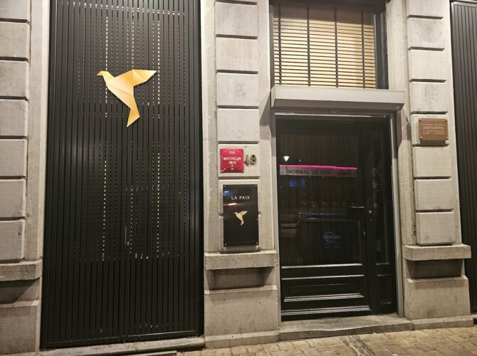 Restaurant La Paix à Anderlecht, Belgique