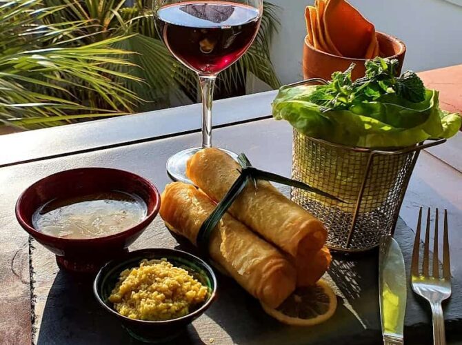 Restaurant La Pergola à Marrakech, Maroc