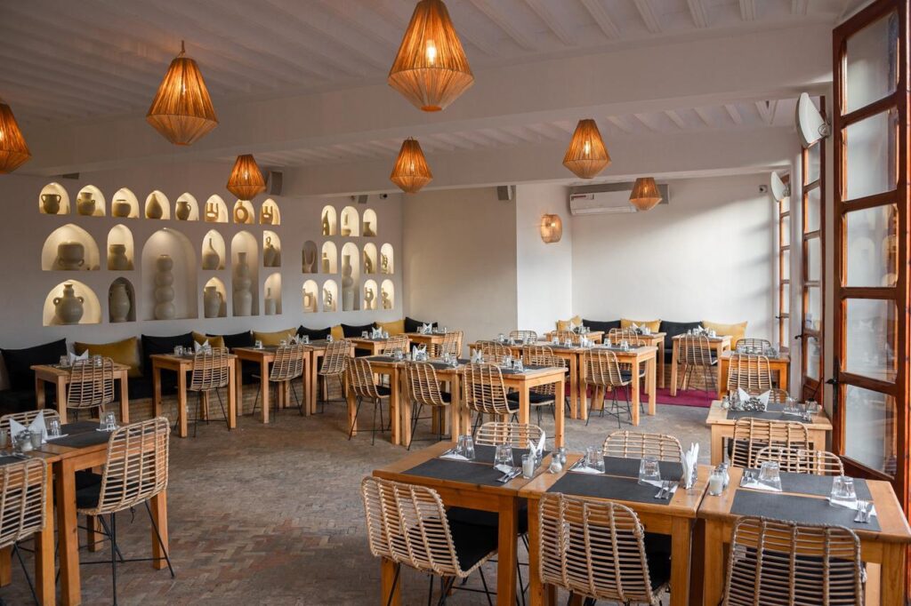 Restaurant La Terrasse Du Jardin à Marrakech, Maroc