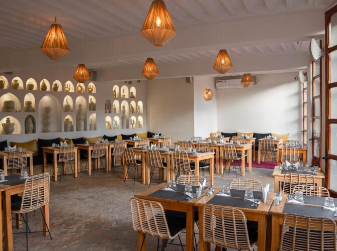 Restaurant La Terrasse Du Jardin à Marrakech, Maroc