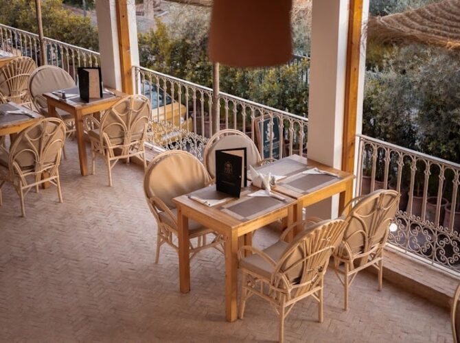 Restaurant La Terrasse Du Jardin à Marrakech, Maroc