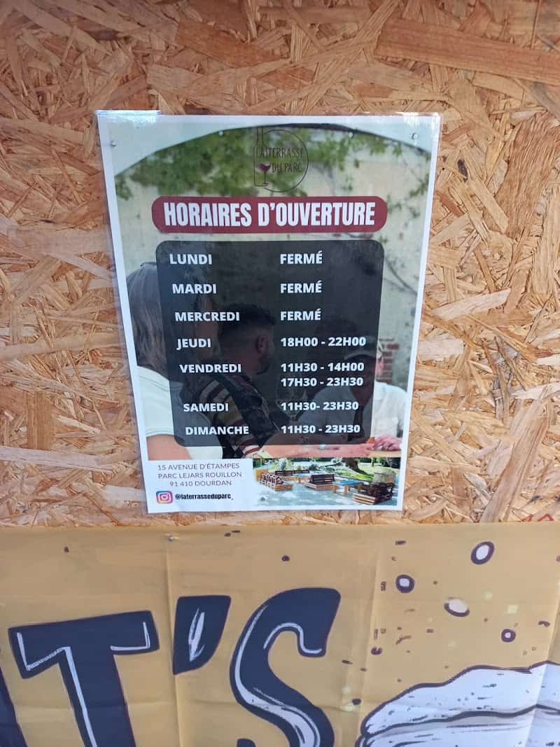 Restaurant La terrasse du parc à Dourdan, France