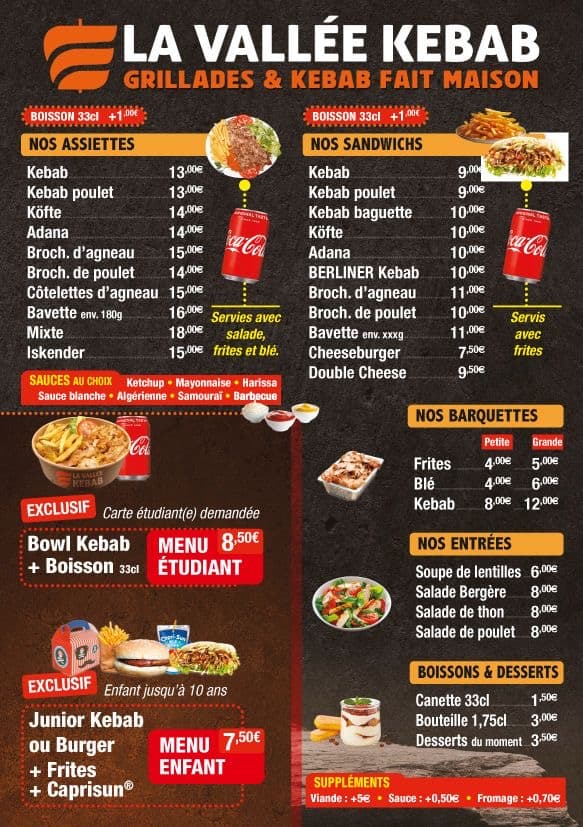 Restaurant La Vallée Kebab à Gonesse, France