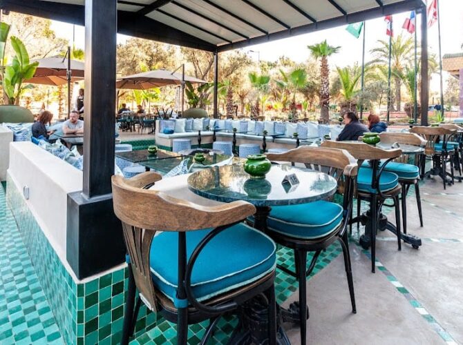 Restaurant Las Terrazas de Andalucia à Marrakech, Maroc