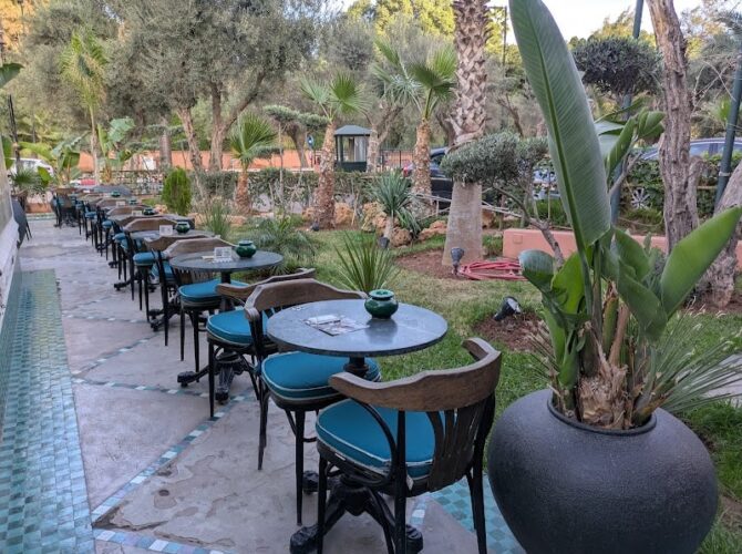 Restaurant Las Terrazas de Andalucia à Marrakech, Maroc