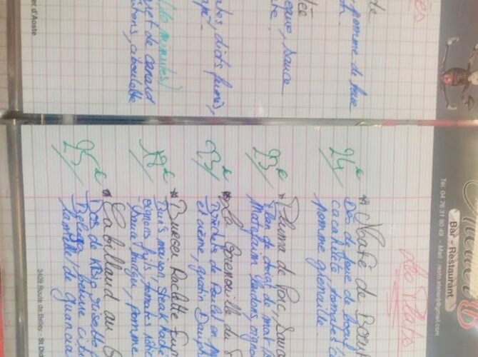 Restaurant L’Atelier “B” à Aoste, France