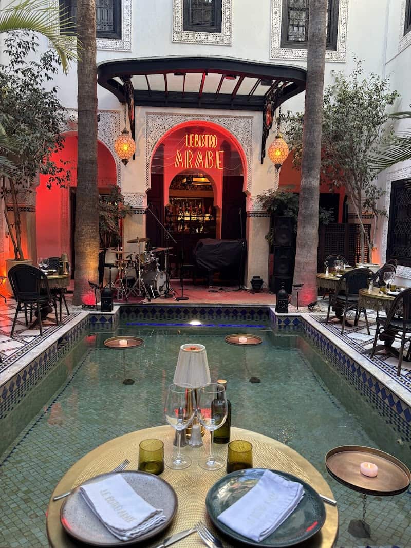 Le Bistro Arabe – Moroccan Jazz Restaurant in Marrakech à Marrakech, Maroc