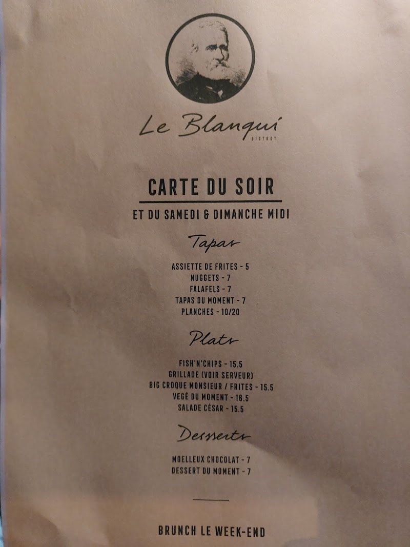 Restaurant Le Blanqui à Saint-Ouen-sur-Seine, France