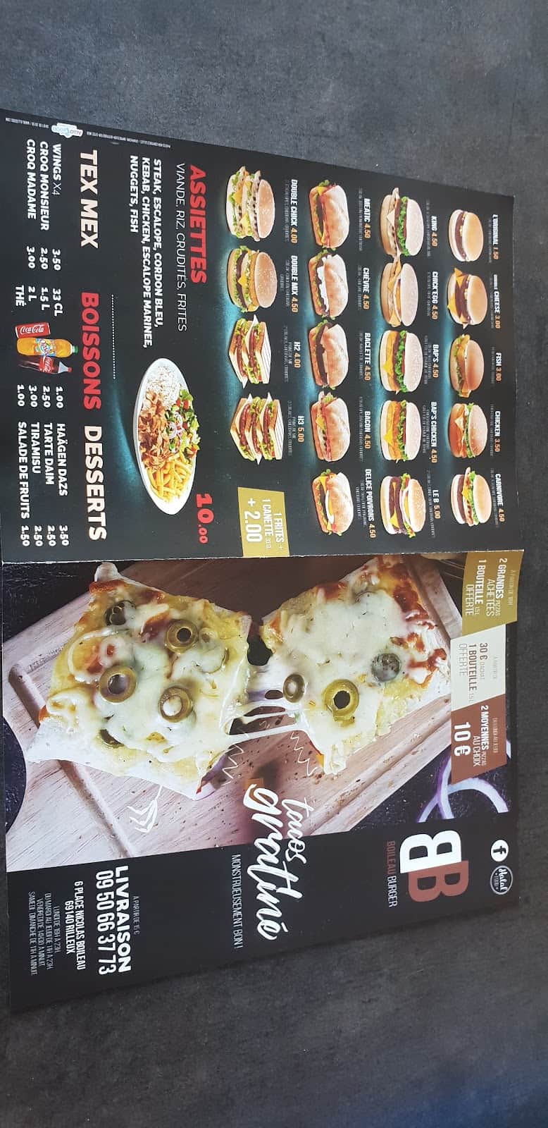 Restaurant Le Boileau Burger à Rillieux-la-Pape, France