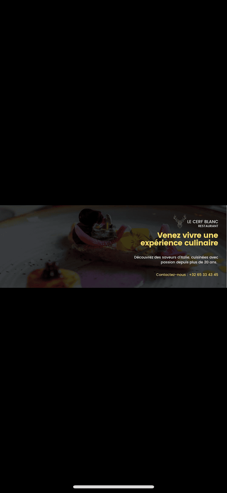 Restaurant Le Cerf Blanc à Mons, Belgique