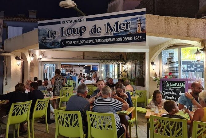 Restaurant Le Loup de Mer à Marseillan, France
