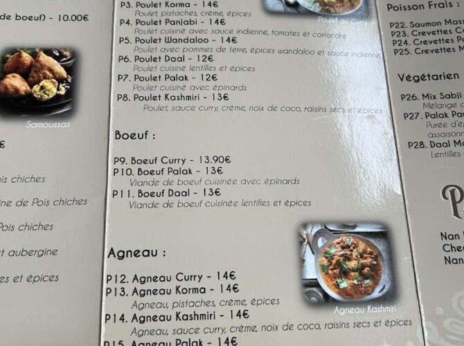 Restaurant Le Maharaja à Brest, France