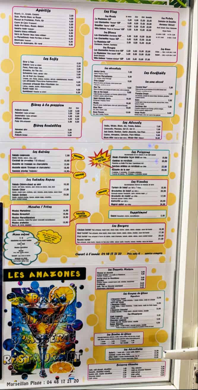 Restaurant Les Amazones à Marseillan, France