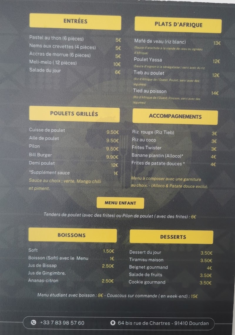 Restaurant Les délices d’Ayana à Dourdan, France