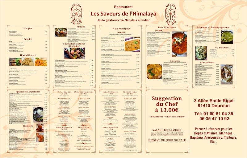 Restaurant Les saveurs d’Himalaya à Dourdan, France