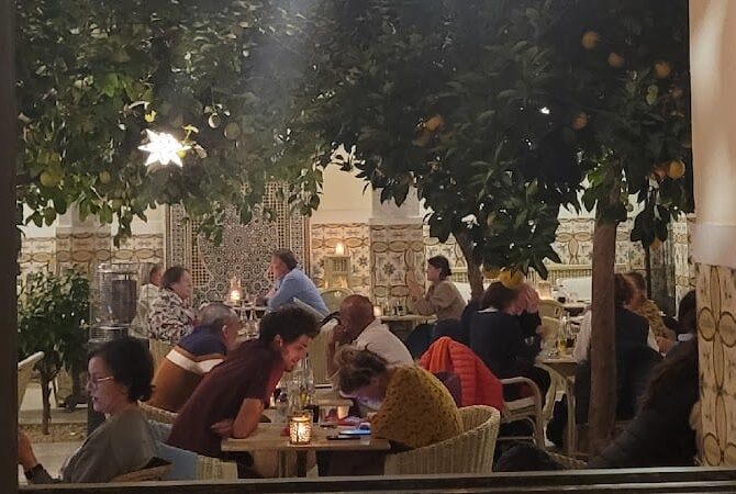 Restaurant limoni à Marrakech, Maroc