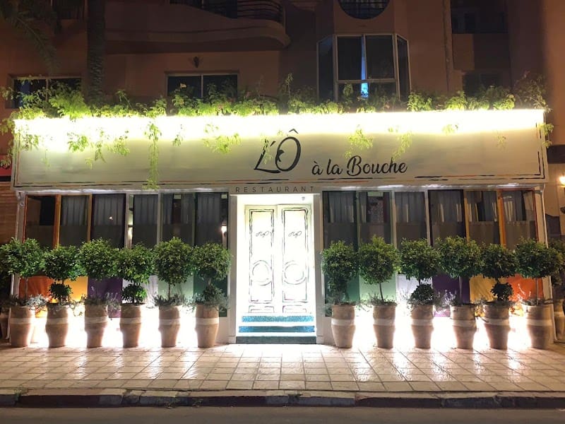 Restaurant L’Ô à la Bouche à Marrakech, Maroc