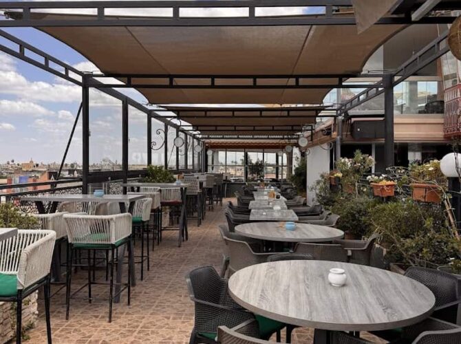 Restaurant Mabrouka Rooftop & Sky Bar à Marrakech, Maroc