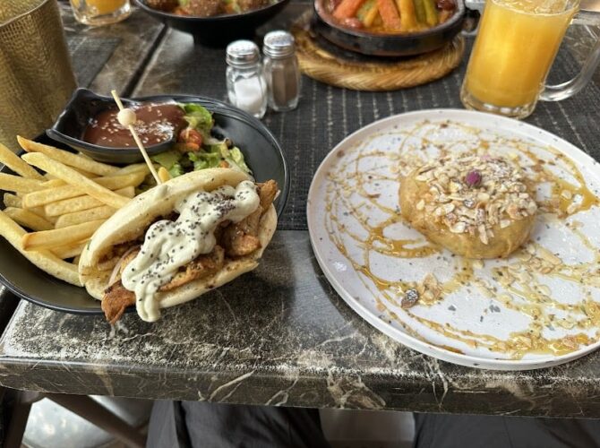 Malah Café & Restaurant à Marrakech, Maroc