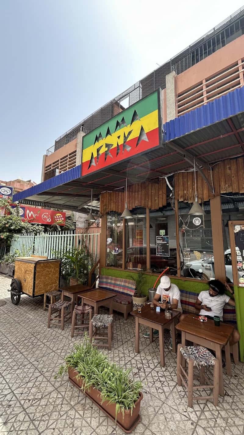 Restaurant Mama Afrika à Marrakech, Maroc