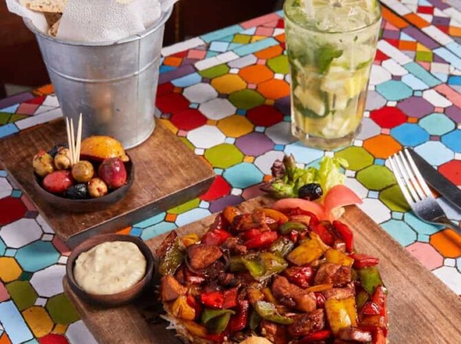 Restaurant Mama Afrika à Marrakech, Maroc