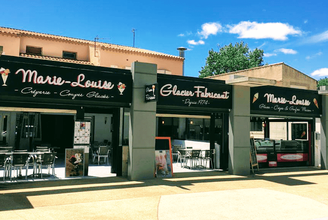 Restaurant Marie Louise Glacier à Marseillan, France