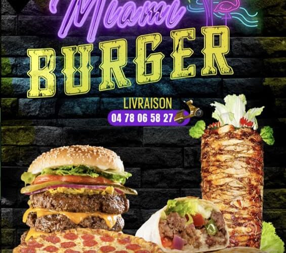 Restaurant Miami Burger à Rillieux-la-Pape, France