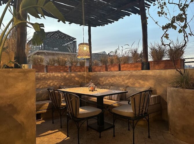 Restaurant Naranj Libanese à Marrakech, Maroc